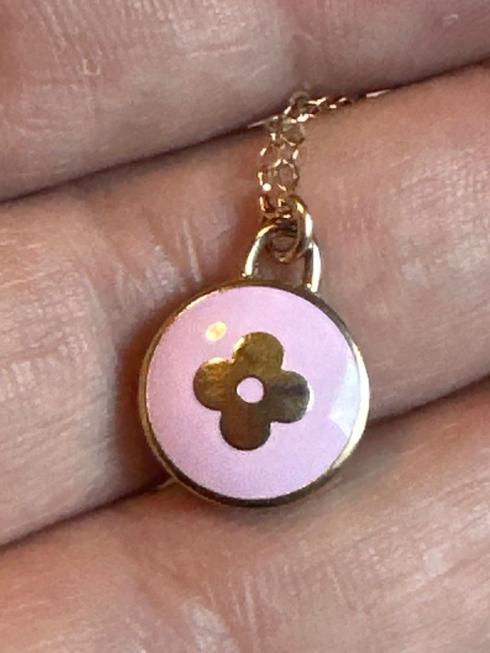 Authentic Louis Vuitton Repurposed Purple Pastilles Blossom Necklace - Picture 4 of 5